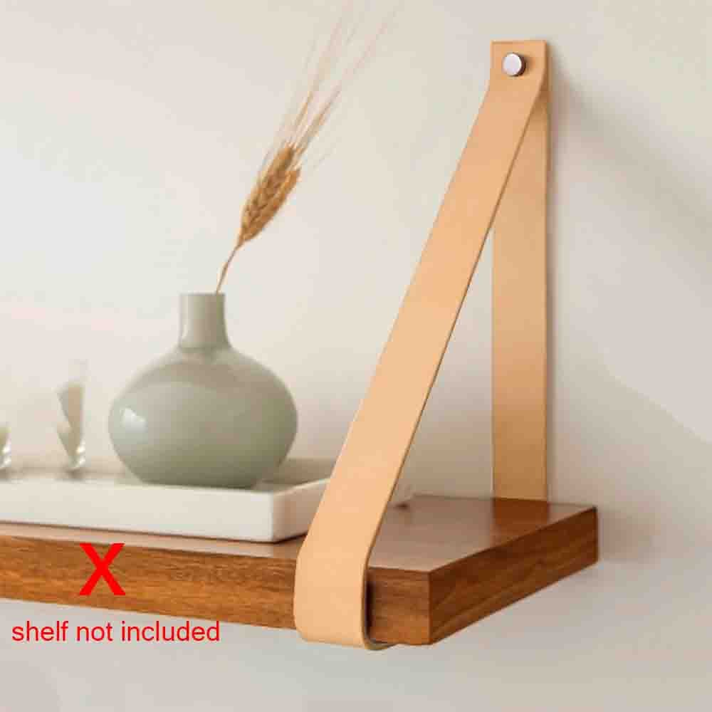 Correas de Cuero para estantes [MEDIUM] . Gran resistencia. Fácil montaje. ¡Do it yourself! - Imagen 4