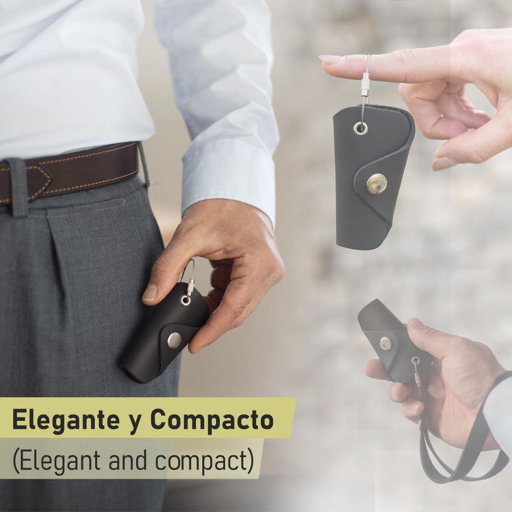 Funda Estuche de Cuero para llaves de bolsillo - Imagen 4