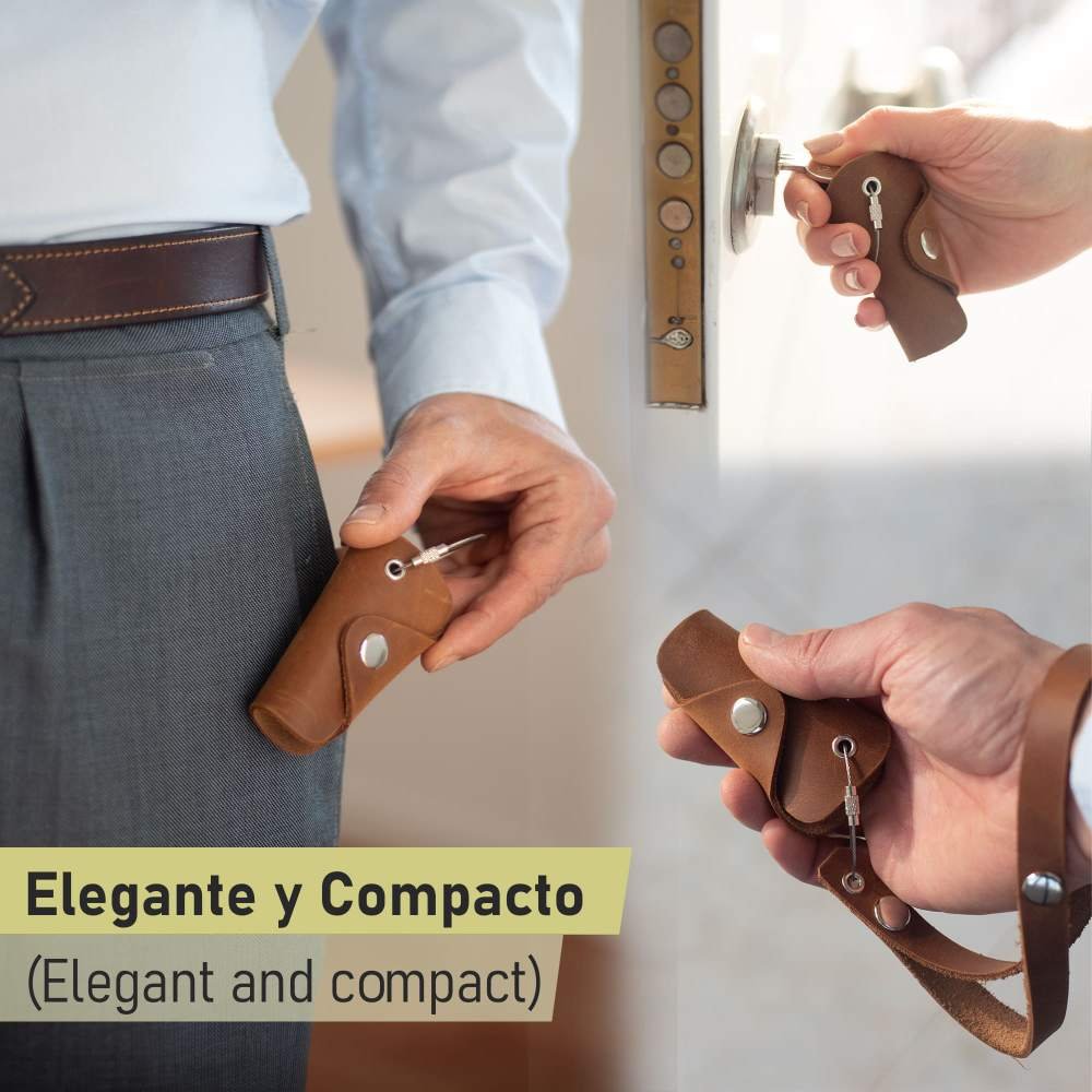 Funda Estuche de Cuero para llaves de bolsillo - Imagen 3