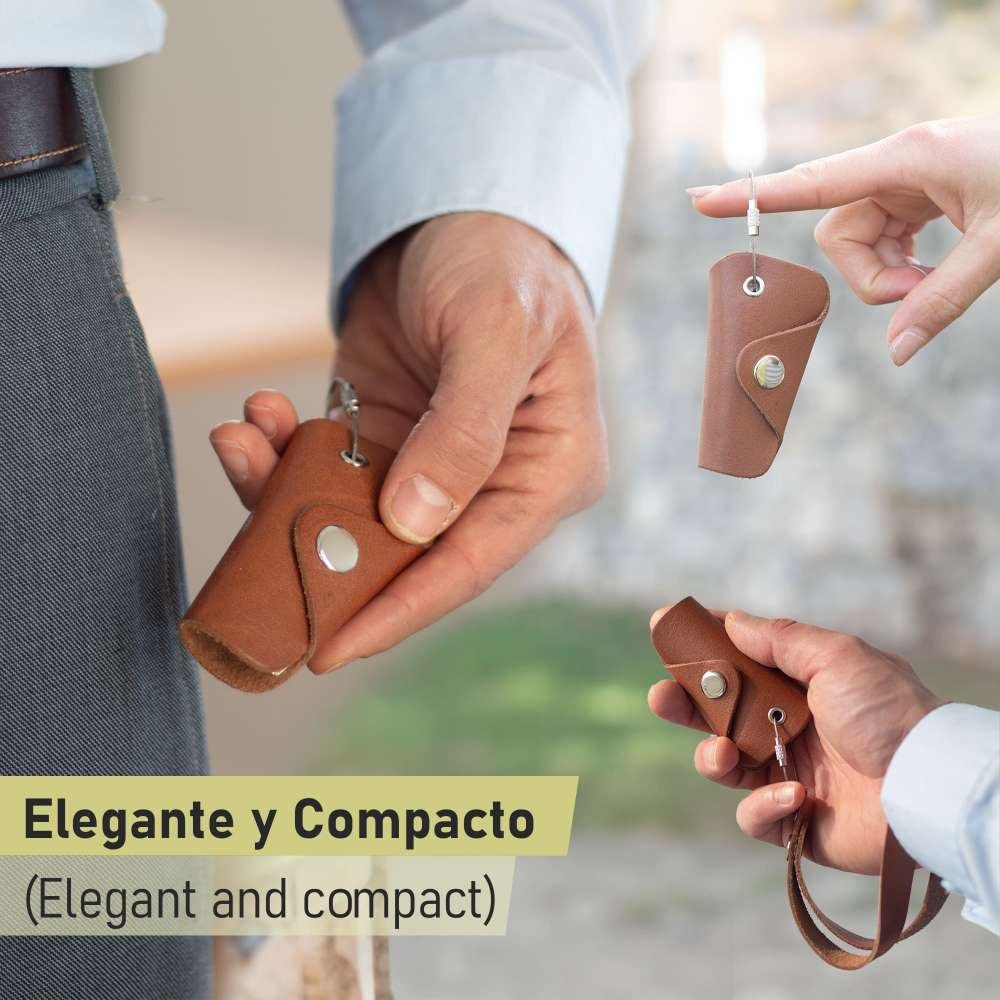Funda Estuche de Cuero para llaves de bolsillo - Imagen 2
