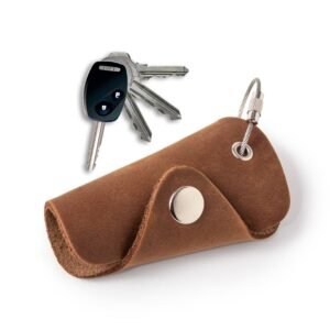 Funda Estuche de Cuero para llaves de bolsillo