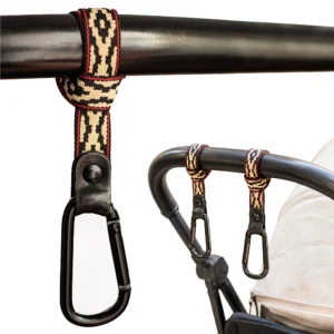Lanyard Pampa - Gancho carro de bebé con Mosquetón para colgar bolso